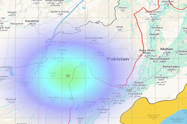 भूकंप के झटके से दहला पाकिस्तान, 4.6 रही तीव्रता